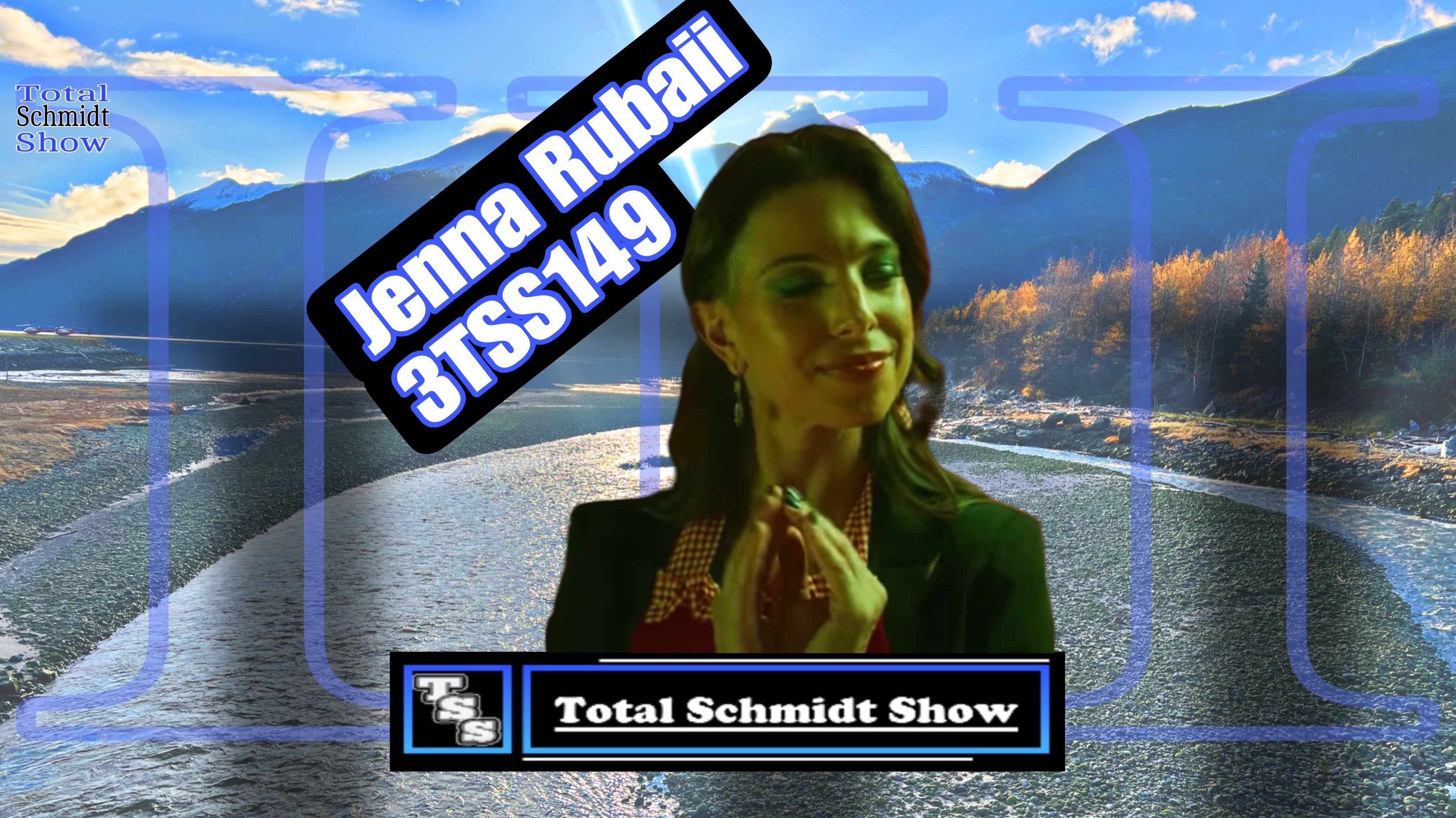 Jenna Rubaii with “The Grinch” on “Total Schmidt Show”